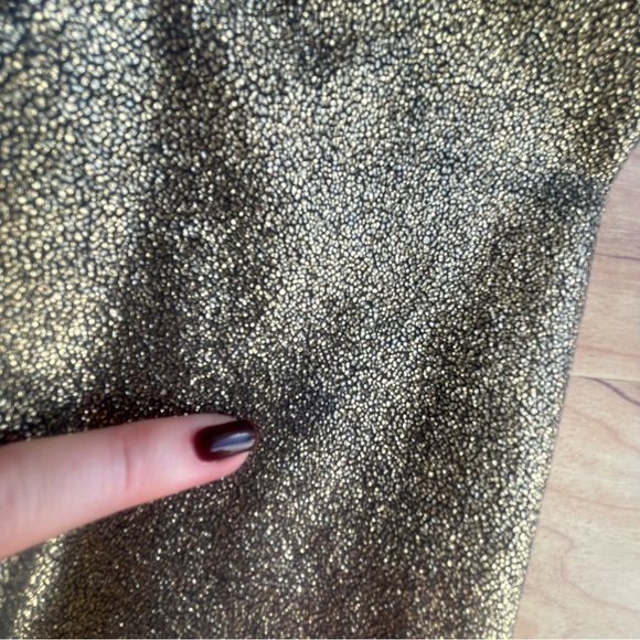 Wonder Nation Girls Metallic Bomber Jacket Size L(10/12). - Picture 7 of 7